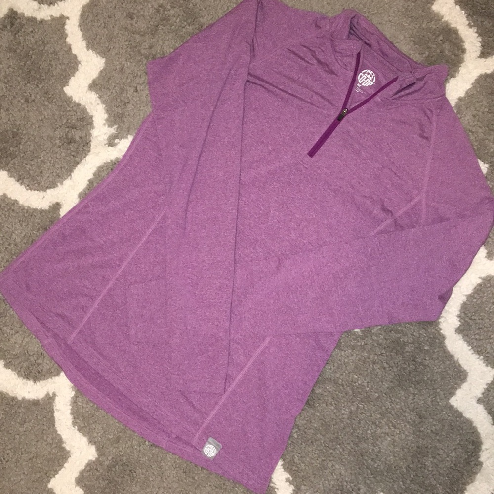 Medium Purple REI half zip